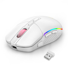 MOUSE GAMER REDRAGON INVADER PRO RGB BRANCO