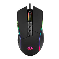 MOUSE GAMER REDRAGON PLANK RGB PRETO