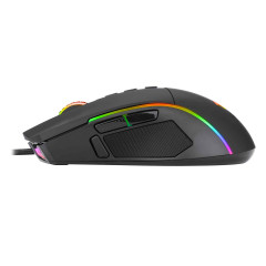 MOUSE GAMER REDRAGON PLANK RGB PRETO