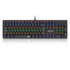 TECLADO MECANICO VALHEIM RAINBOW PRETO SWITCH AZUL