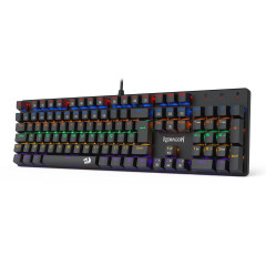 TECLADO MECANICO VALHEIM RAINBOW PRETO SWITCH AZUL