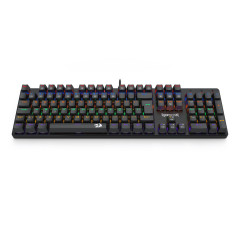 TECLADO MECANICO VALHEIM RAINBOW PRETO SWITCH AZUL