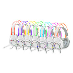 HEADSET GAMER REDRAGON SCREAM BRANCO