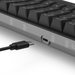 TECLADO MECANICO GAMER AKALI PRETO RGB SWITCH MARROM K642-RGB (PT-BROWN)