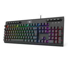 TECLADO MEMBRANA GAMER REDRAGON ADITYA PRETO