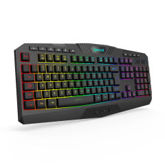 TECLADO MEMBRANA GAMER REDRAGON HARPE PRETO S/F