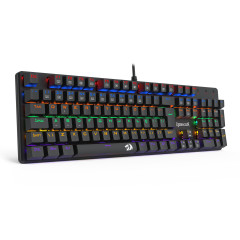 TECLADO MECANICO VALHEIM RAINBOW PRETO SWITCH MARROM