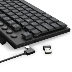 TECLADO MECANICO REDRAGON YI PRO PRETO SWITCH MARROM S/F