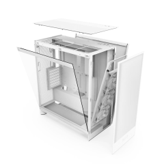 GABINETE GAMER NZXT H7 FLOW BRANCO  MODELO CM-H72FW-01