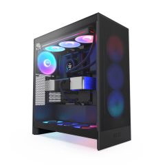 GABINETE GAMER NZXT H7 FLOW RGB PRETO MODELO CM-H72FB-R1