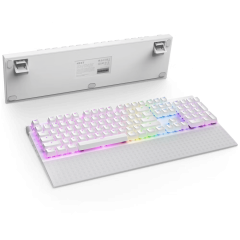 TECLADO OPTICO GAMER NZXT FUNCTION 2 BRANCO US