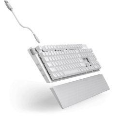 TECLADO OPTICO GAMER NZXT FUNCTION 2 BRANCO US
