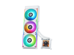 WATER COOLER HYDROSHIFT LCD 360R BRANCO COM RGB E DISPLAY