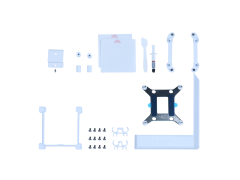 WATER COOLER HYDROSHIFT LCD 360S BRANCO COM DISPLAY