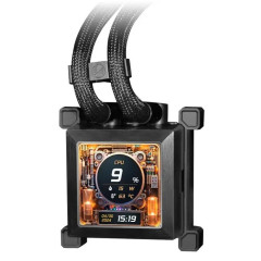 WATER COOLER HYDROSHIFT LCD 360TL PRETO COM ARGB E DISPLAY