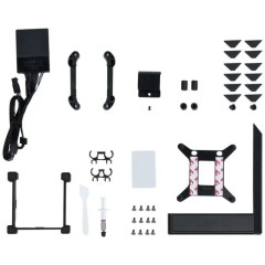 WATER COOLER HYDROSHIFT LCD 360TL PRETO COM ARGB E DISPLAY