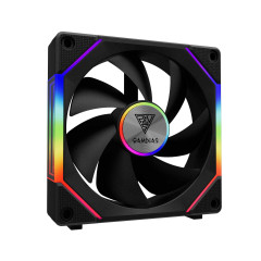 KIT 3 FANS GAMDIAS AEOLUS P2-1203U PRETO
