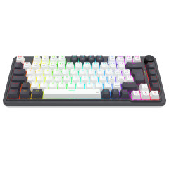 TECLADO MECANICO GAMER UCAL PRO 75% SEM FIO SWITCH MARROM