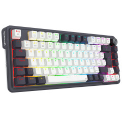 TECLADO MECANICO GAMER UCAL PRO 75% SEM FIO SWITCH MARROM