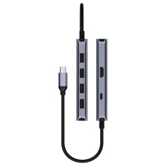HUB USB-C 6 IN 1 CUDY MODELO UH500