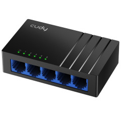 SWITCH CUDY 5 PORTA PRETO MODELO GS105D