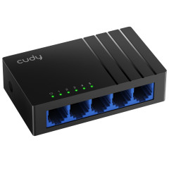SWITCH CUDY 5 PORTA PRETO MODELO GS105D