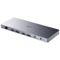 DOCK STATION CUDY DUAL 4K 10 GBPS USB-C MODELO CS700