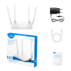 ROTEADOR GIGABIT DUAL-BAND WIFI CUDY AC1200 MODELO WR1300