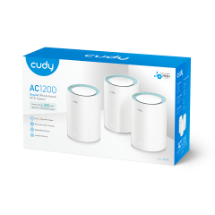 KIT 3 ROTEADOR CUDY AC1200 MODELO M1300