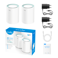 KIT 2 ROTEADOR CUDY AC1200 MODELO M1300