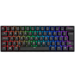 TECLADO MECANICO AKKO PRETO MODELO 3061S ABNT2 SWITCH ORANGE