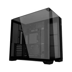 GABINETE GAMER O11 VISION COMPACT PRETO