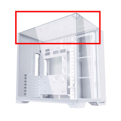 VIDRO DO GABINETE GAMER O11 VISION COMPACT BRANCO