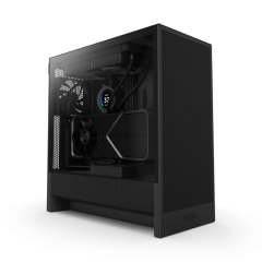 GABINETE GAMER H5 FLOW SEM FONTE NZXT PRETO