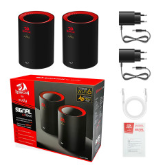KIT 2 ROTEADOR REDRAGON BY CUDY AX3000 MODELO M3000