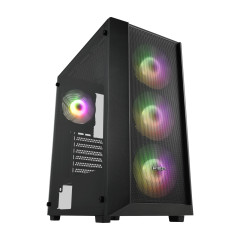 GABINETE FSP CMT218 PRETO COM 4 FAN