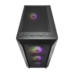 GABINETE FSP CMT218 PRETO COM 4 FAN