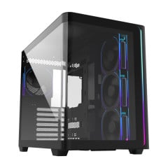 GABINETE FSP M580 PLUS  PRETO COM 4 FAN