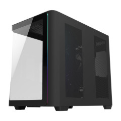 GABINETE FSP M580 PLUS  PRETO COM 4 FAN