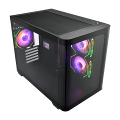 GABINETE FSP S380 PRETO COM 3 FAN