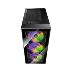 GABINETE FSP CMT192 PRETO COM 4 FAN