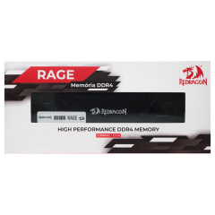 MEMORIA DDR4 REDRAGON RAGE PRETO 3200MHZ/CL16 16GB