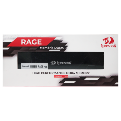 MEMORIA DDR4 REDRAGON RAGE PRETO 3200MHZ/CL16 8GB