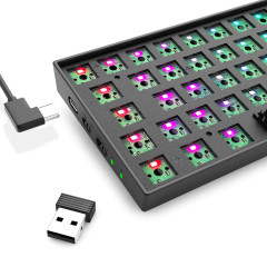BASE PARA TECLADO MECANICO GAMER DRACONIC PRO-BAREBONE EDITION PRETO RGB