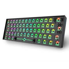BASE PARA TECLADO MECANICO GAMER DRACONIC PRO-BAREBONE EDITION PRETO RGB
