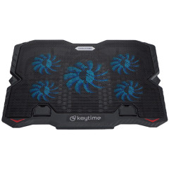 SUPORTE PARA NOTEBOOK COOLSTAND 5 MARCA KEYTIME PRETO COM 5 FANS KYT00021