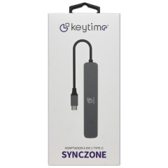ADAPTADOR USB 4 EM 1 KEYTIME SYNCZONE KYT00034