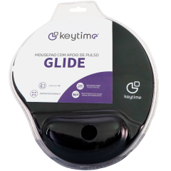 MOUSEPAD KEYTIME 255X220MM PRETO GLIDE KYT00017