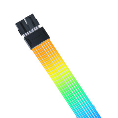 CABO EXTENSOR STRIMER WIRELESS RGB GPU 2X8-PIN BLACK PW8-1W BLACK