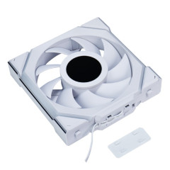 FAN GAMER UNI FAN SL WIRELESS LCD 120 REVERSE BLADE ARGB BRANCO 12RSLLCD1W1W WHITE